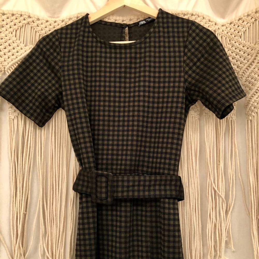 Zara Buckle Slit Dress